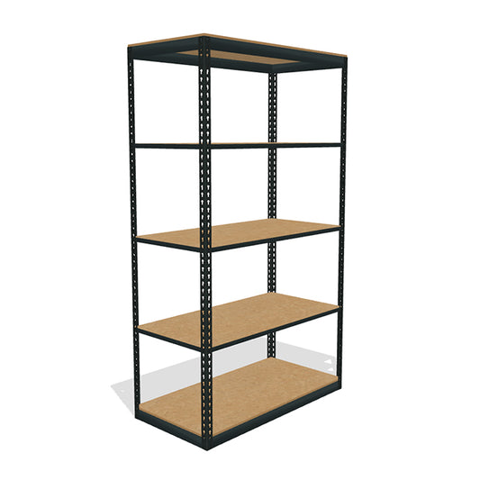 Boltless Shelving with Particle Board Decking - 600 lb. Capacity Per Shelf