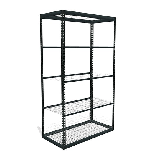 Boltless Shelving with Wire Decking - 600 lb. Capacity Per Shelf
