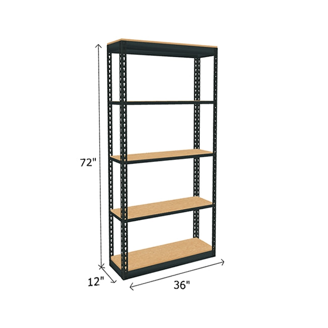 Boltless Shelving, 36 x 24 x 60