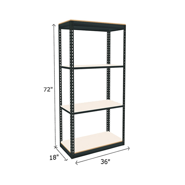 600 lb. Capacity Per Shelf