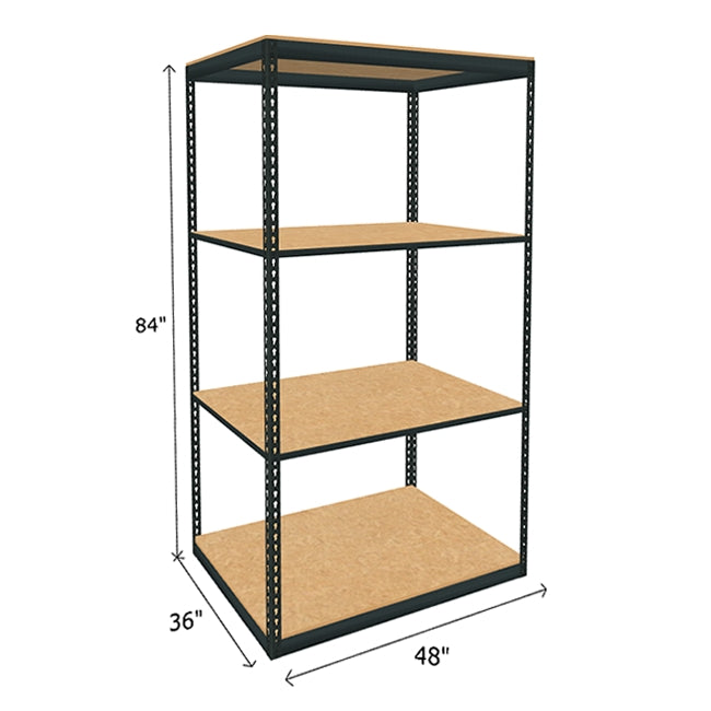 600 lb. Capacity Per Shelf