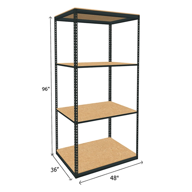 600 lb. Capacity Per Shelf