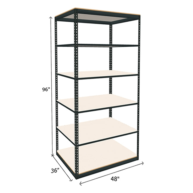 600 lb. Capacity Per Shelf