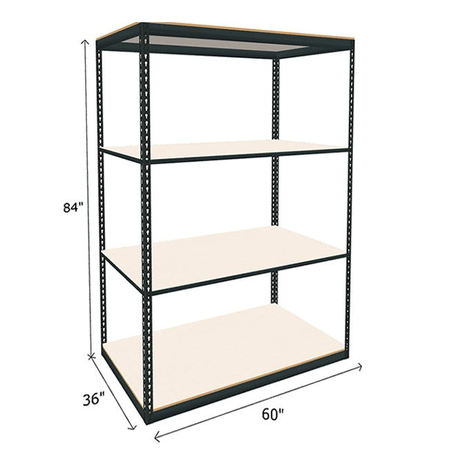 600 lb. Capacity Per Shelf