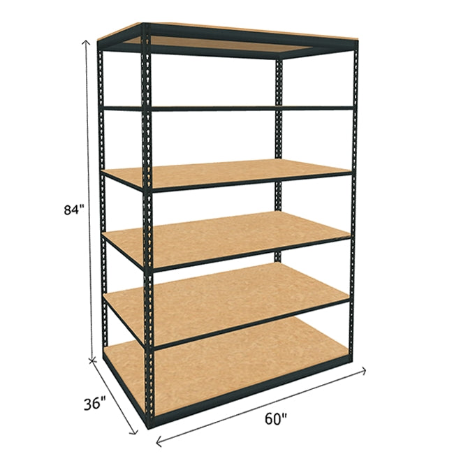 600 lb. Capacity Per Shelf