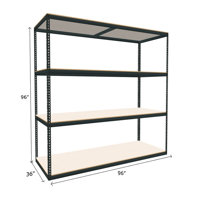 1000 lb. Capacity Per Shelf