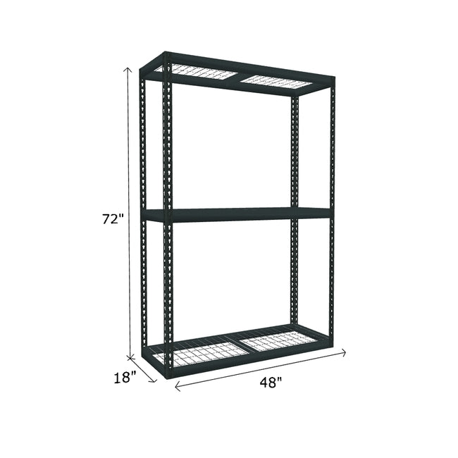 36d High-Density Mobile Wire Shelving - Double Wide