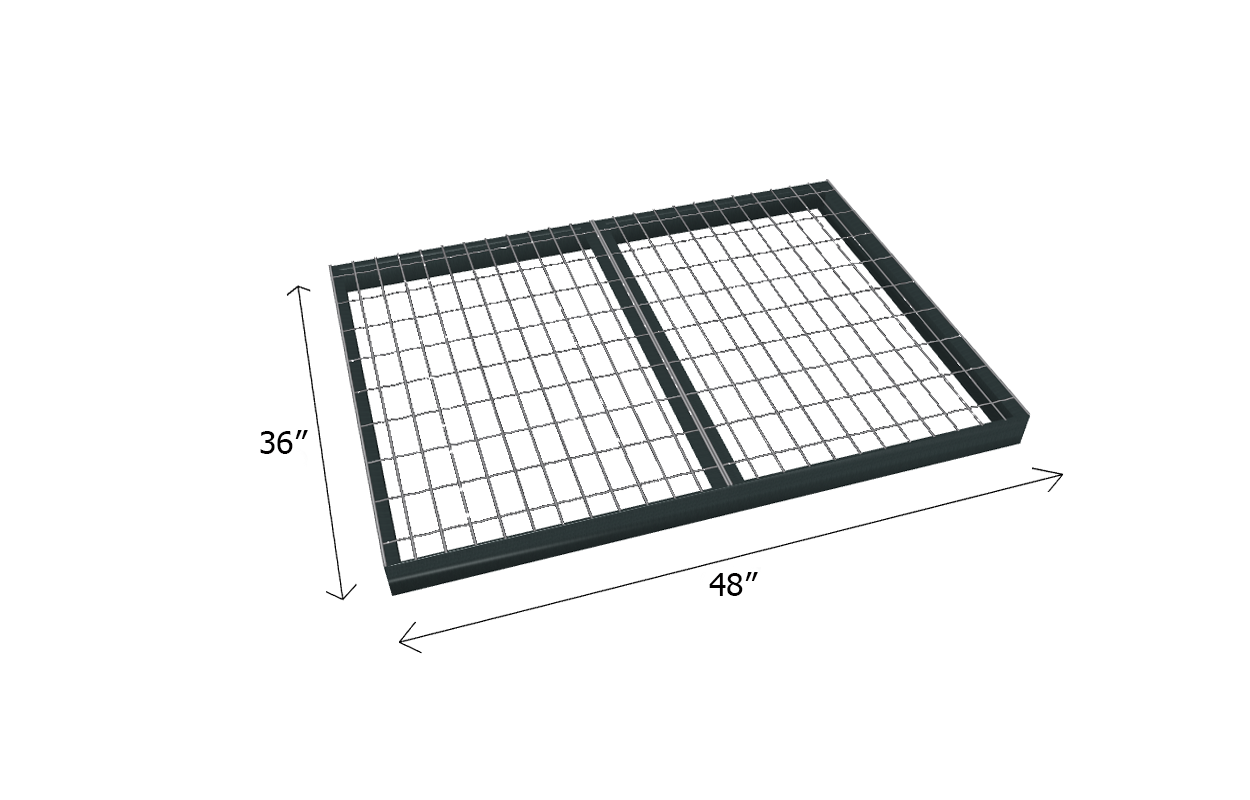 Bulk Shelving Extra Shelf 1000 lb. Capacity - Wire Mesh Decking