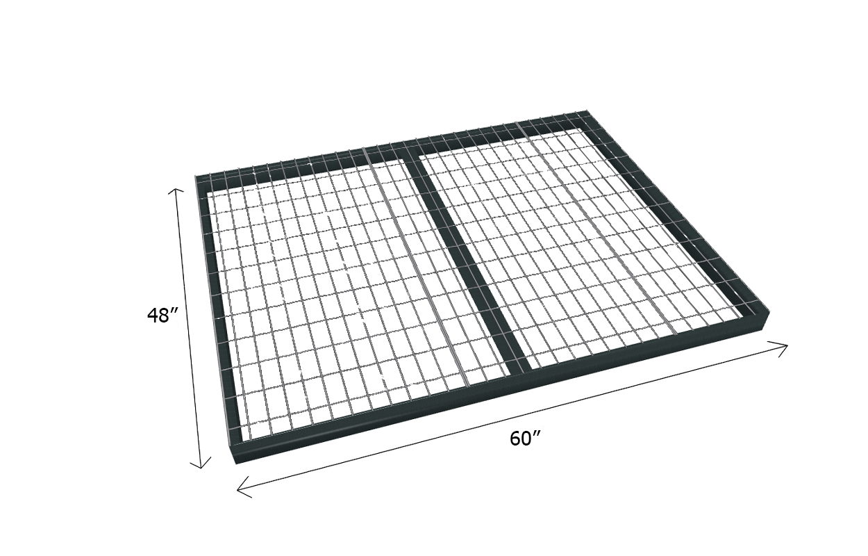 Bulk Shelving Extra Shelf 1000 lb. Capacity - Wire Mesh Decking