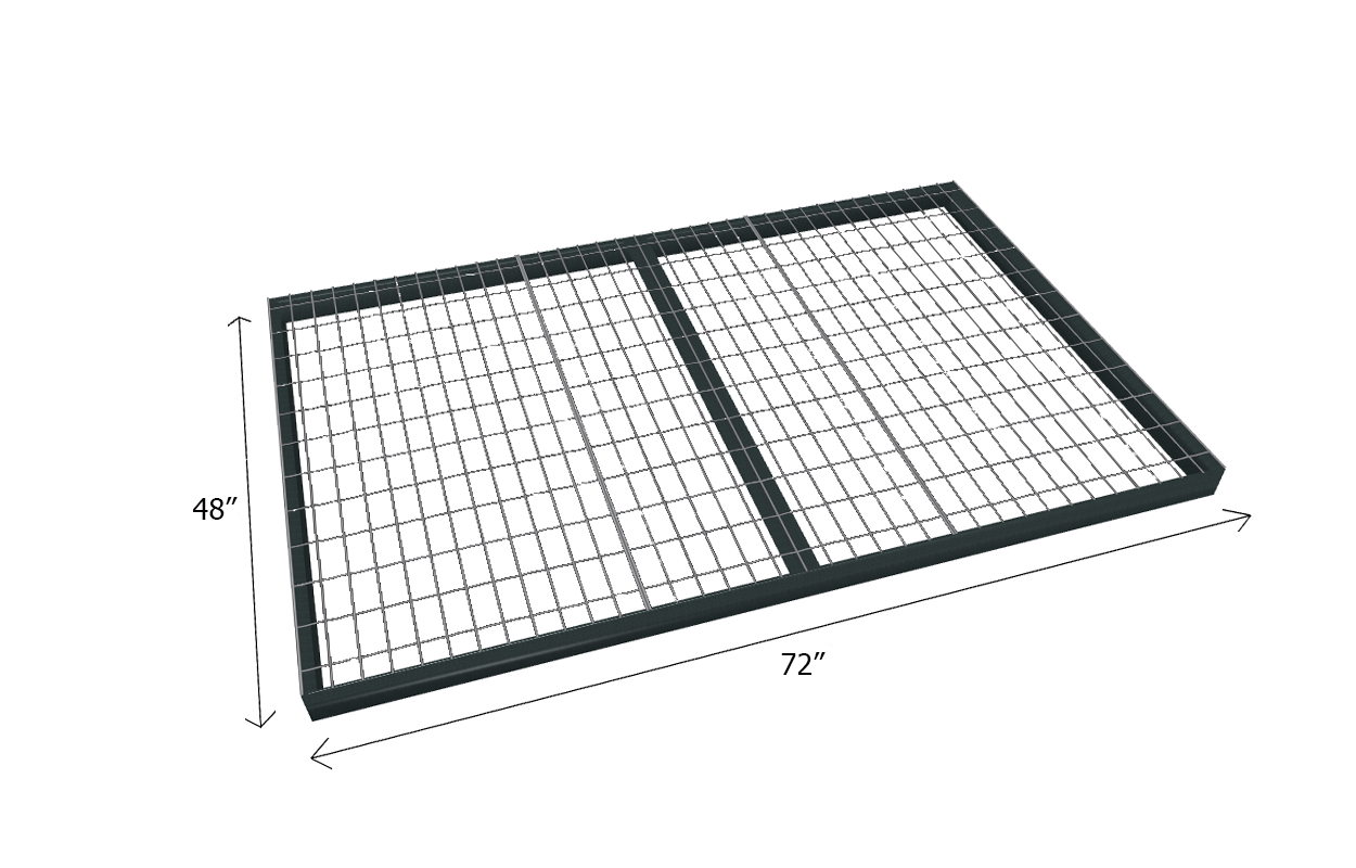 Bulk Shelving Extra Shelf 1000 lb. Capacity - Wire Mesh Decking