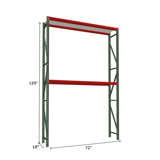 Starter Unit with White Laminated Board Decking