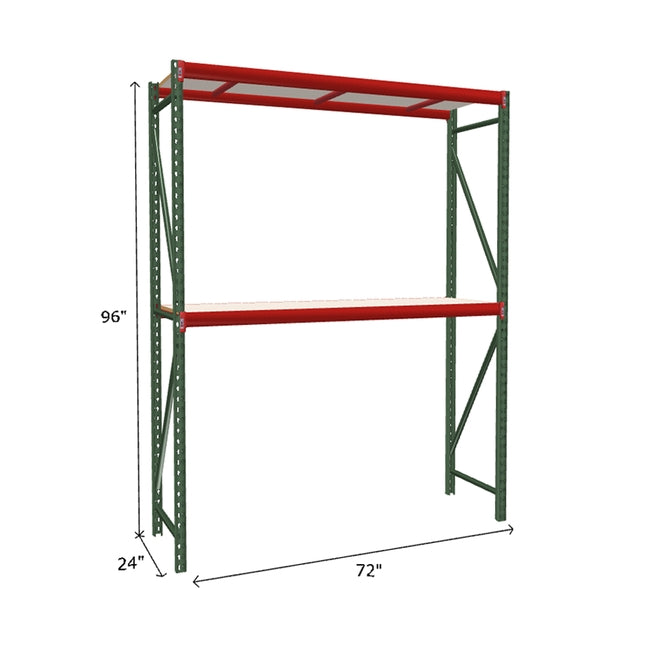 Starter Unit with White Laminated Board Decking