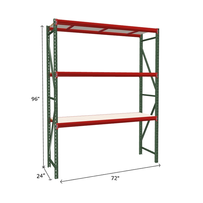 Starter Unit with White Laminated Board Decking