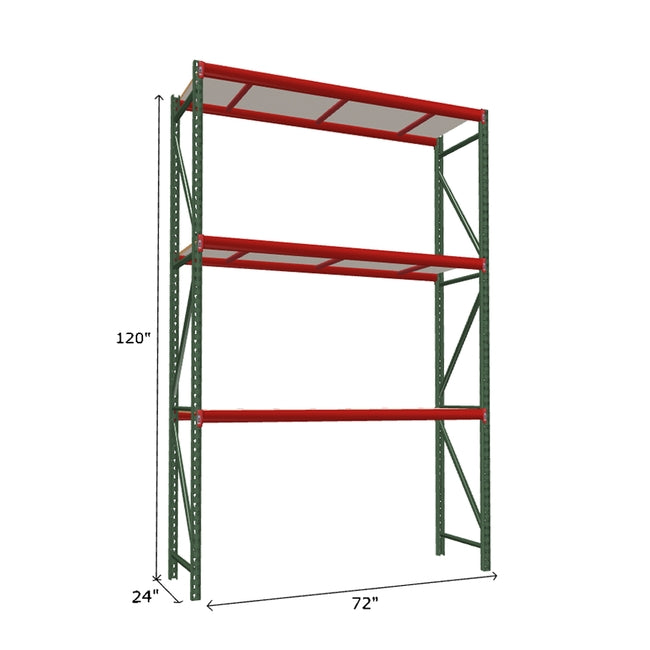 Starter Unit with White Laminated Board Decking