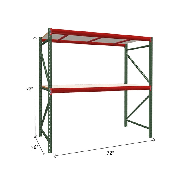 Starter Unit with White Laminated Board Decking