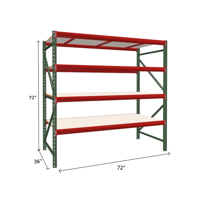 Starter Unit with White Laminated Board Decking