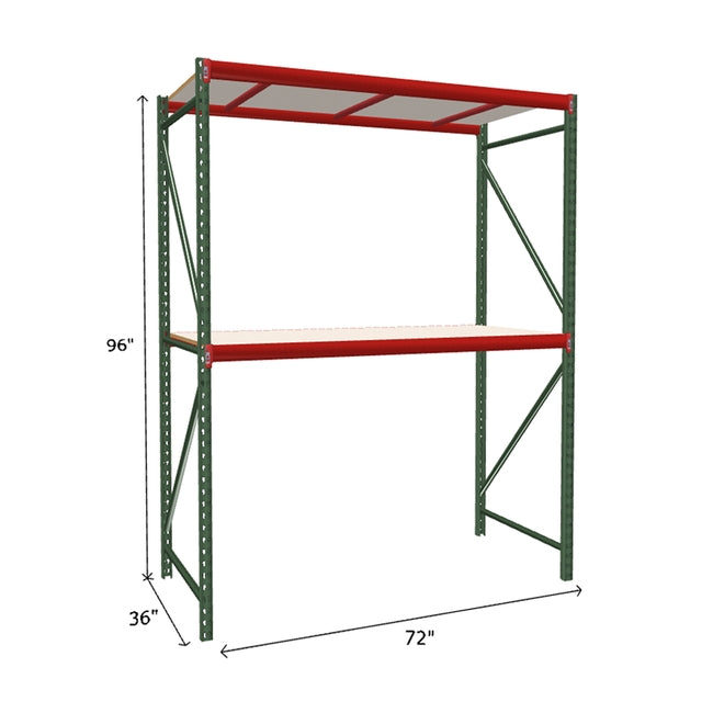 Starter Unit with White Laminated Board Decking