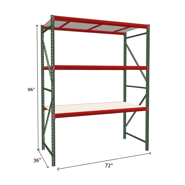 Starter Unit with White Laminated Board Decking