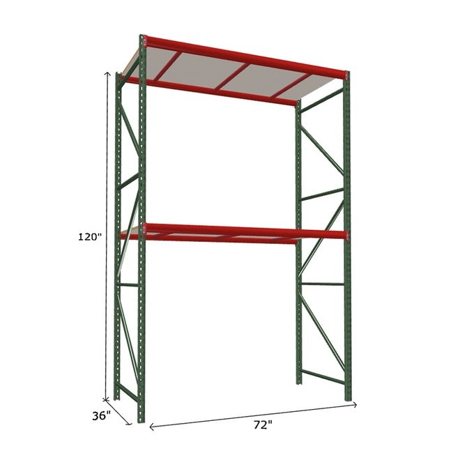 Starter Unit with White Laminated Board Decking