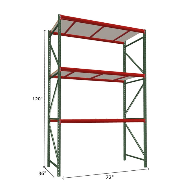 Starter Unit with White Laminated Board Decking