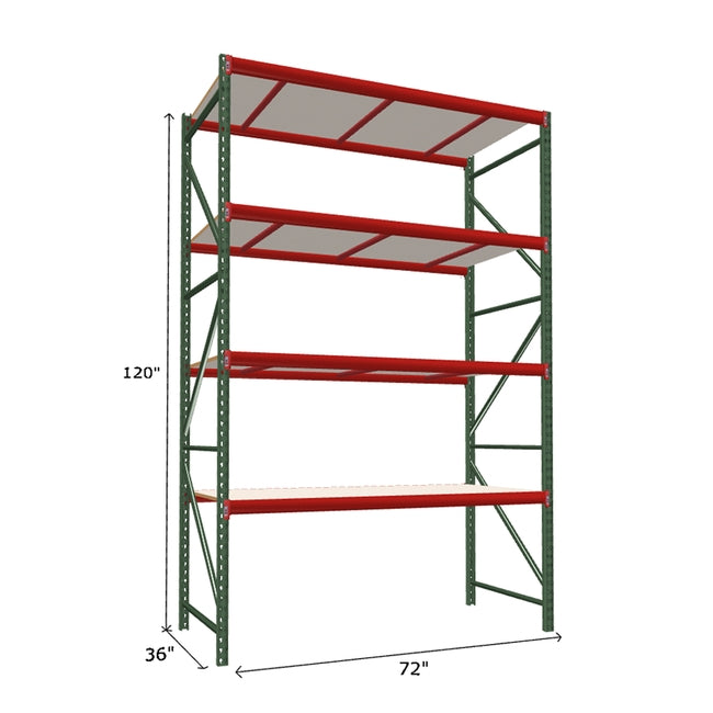 Starter Unit with White Laminated Board Decking