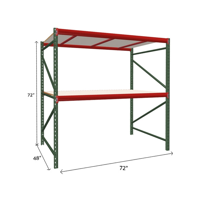 Starter Unit with White Laminated Board Decking