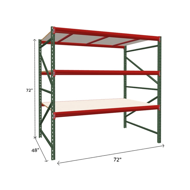 Starter Unit with White Laminated Board Decking