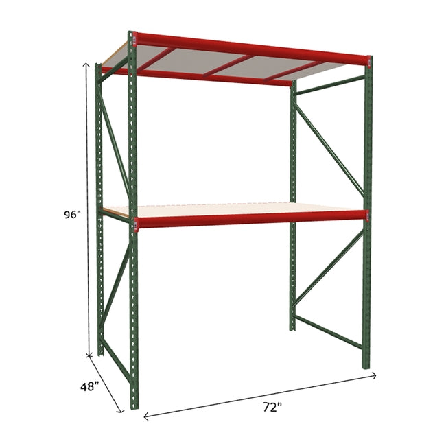 Starter Unit with White Laminated Board Decking