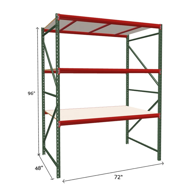 Starter Unit with White Laminated Board Decking