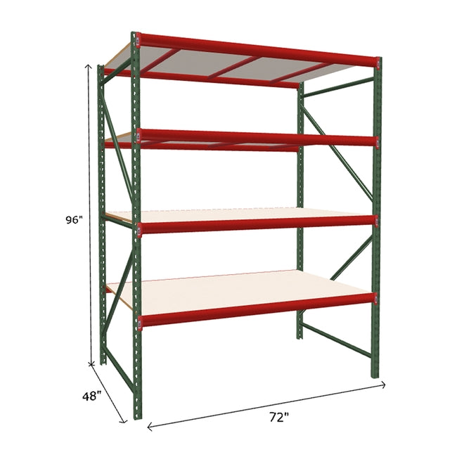 Starter Unit with White Laminated Board Decking