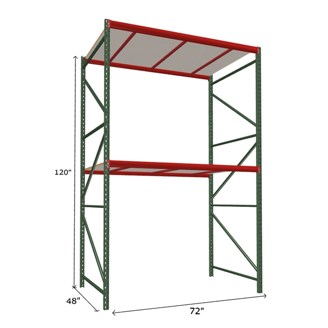 Starter Unit with White Laminated Board Decking