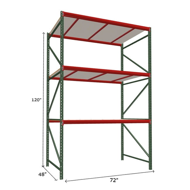 Starter Unit with White Laminated Board Decking