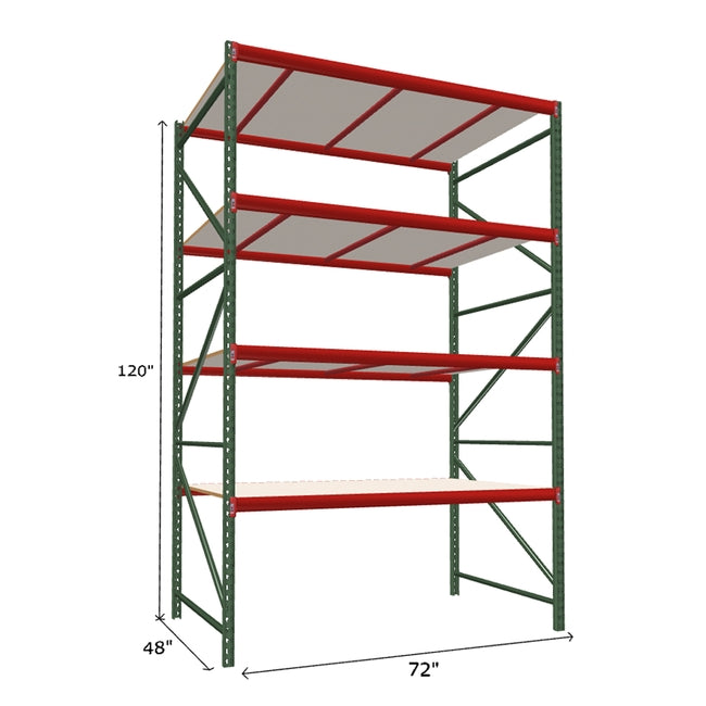 Starter Unit with White Laminated Board Decking