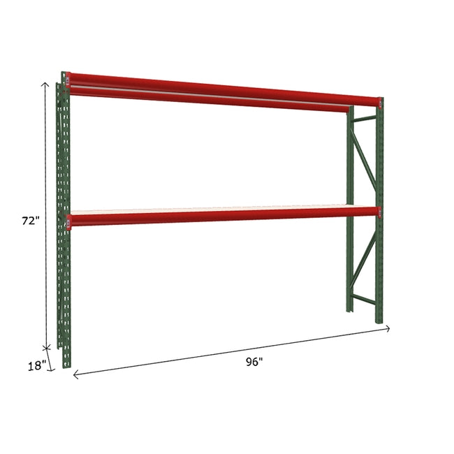 Starter Unit with White Laminated Board Decking