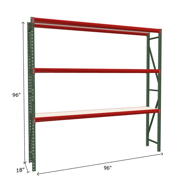 Starter Unit with White Laminated Board Decking