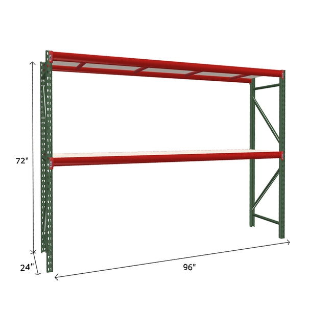 Starter Unit with White Laminated Board Decking