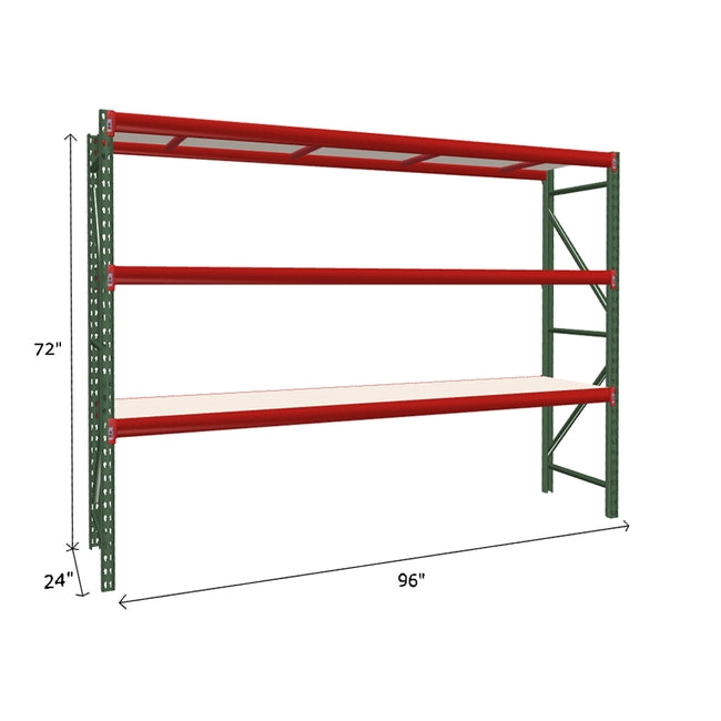 Starter Unit with White Laminated Board Decking