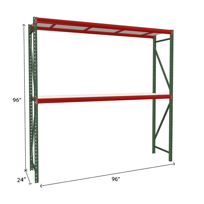 Starter Unit with White Laminated Board Decking