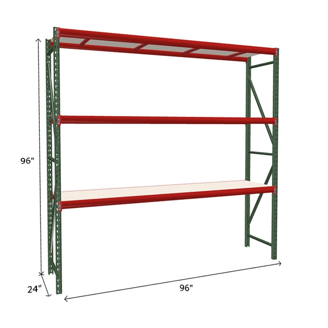 Starter Unit with White Laminated Board Decking