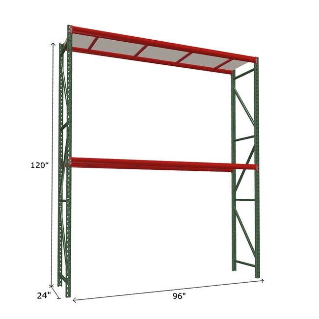 Starter Unit with White Laminated Board Decking