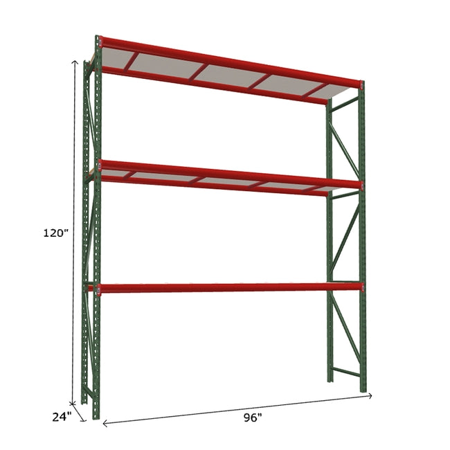 Starter Unit with White Laminated Board Decking