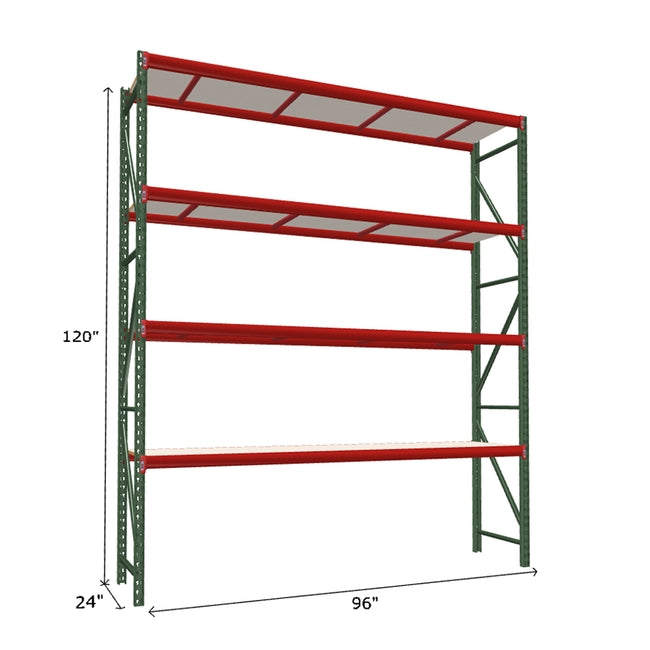 Starter Unit with White Laminated Board Decking