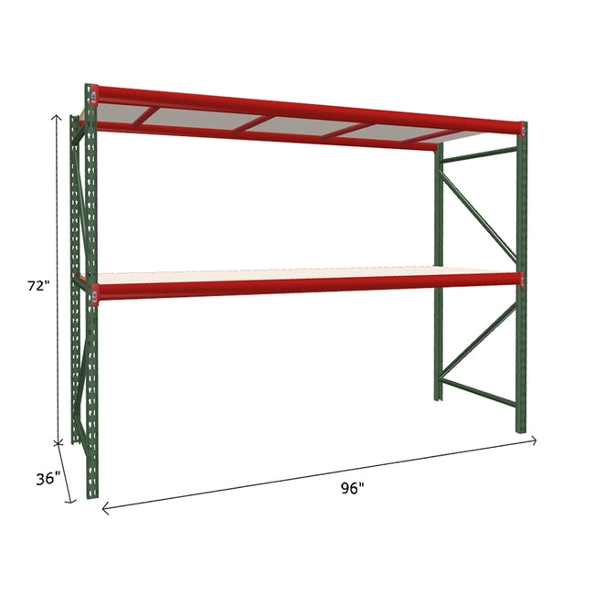 Starter Unit with White Laminated Board Decking