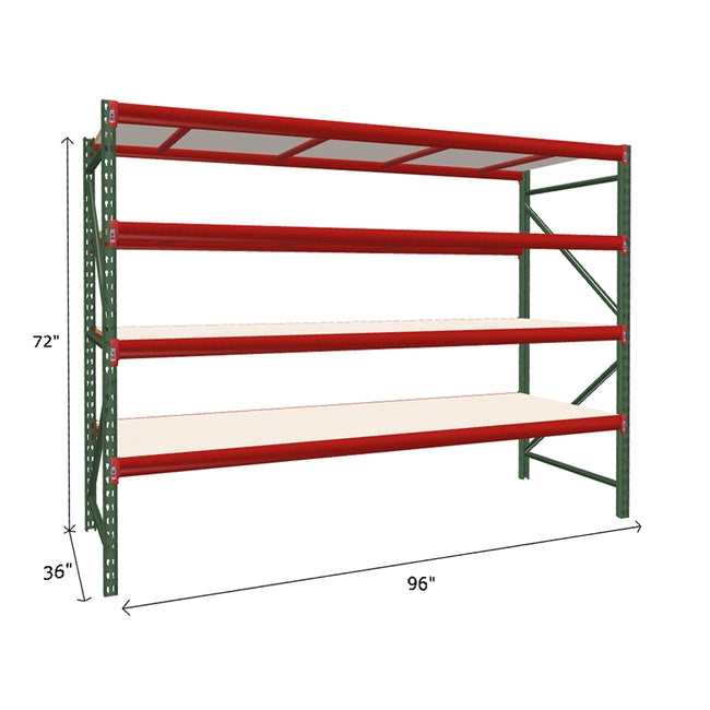 Starter Unit with White Laminated Board Decking