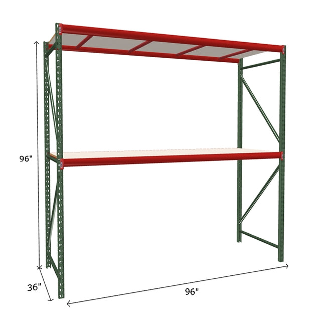 Starter Unit with White Laminated Board Decking