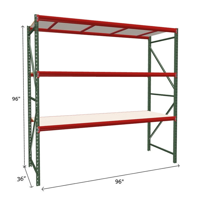 Starter Unit with White Laminated Board Decking