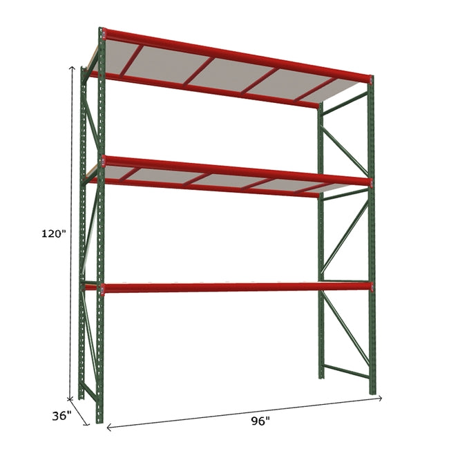 Starter Unit with White Laminated Board Decking