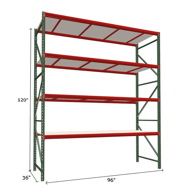 Starter Unit with White Laminated Board Decking