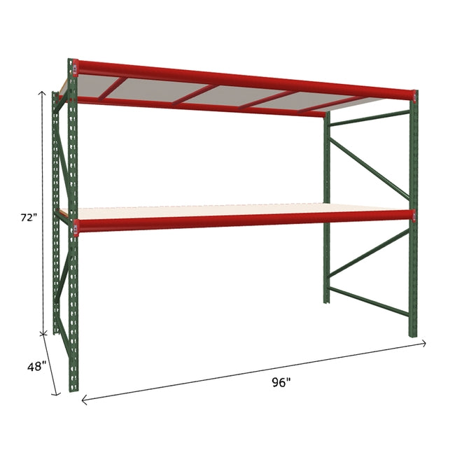 Starter Unit with White Laminated Board Decking