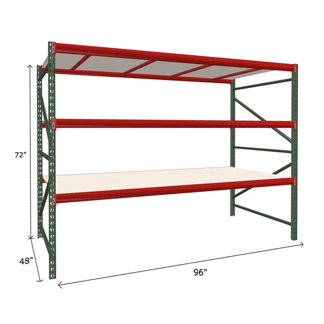 Starter Unit with White Laminated Board Decking